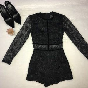 Topshop Lace Romper
